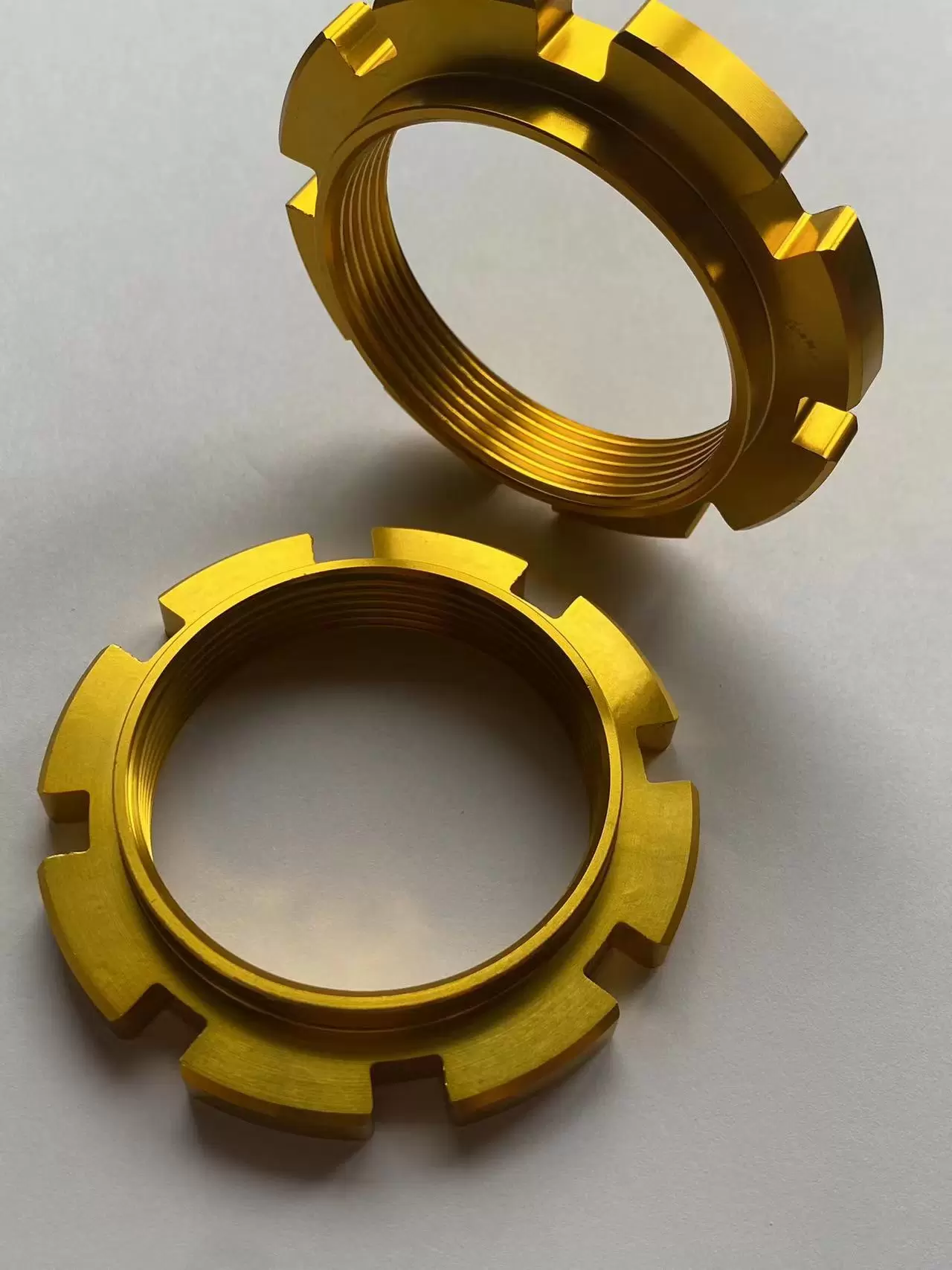 Locking ring in size of M56X2mm Aluminum spring locking nuts for Coilovers , Damper,tuning Shock Absorber Spring locking ring